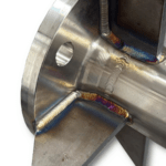 Zwart-wit verbinding, RVS aan Staal met 309 lasdraad